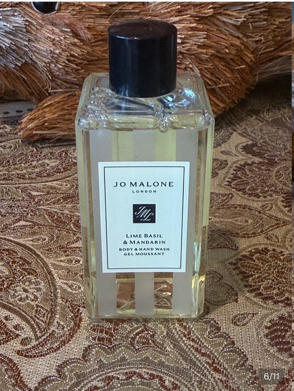 Jo Malone Lime Basil & Mandarin Body & Hand Wash 100ml 3.4oz Authentic